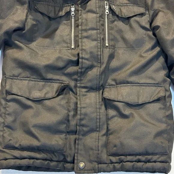 Calvin Klein Jeans Black Insulated Winter Coat 7